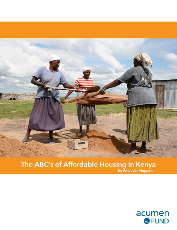 The ABC’s of Affordable Housing in Kenya