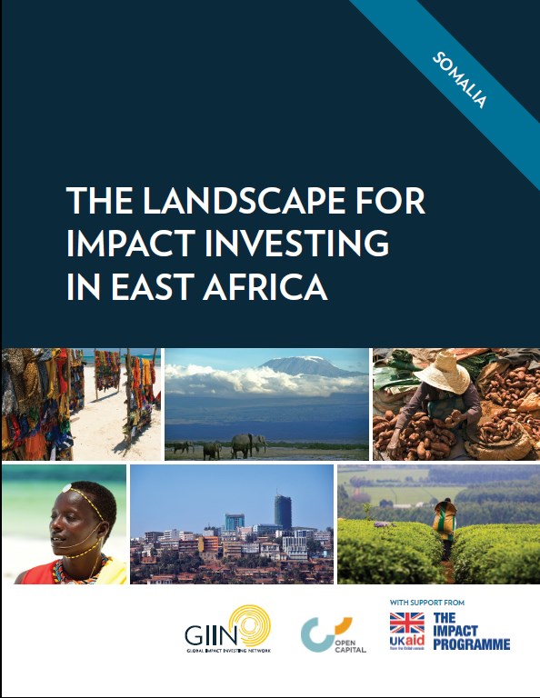 The Landscape for impact investing in East Africa   Somalia