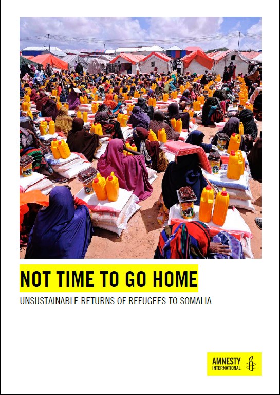 Not time to go home   unsustainable returns of refugees to Somalia