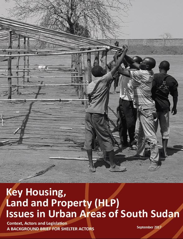 Key Housing, Land and Property Rights Issues in Urban Areas of South Sudan, 2017