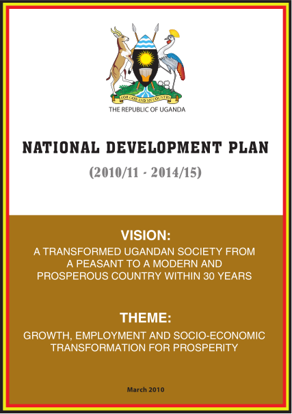 Uganda  Poverty Reduction Strategy Paper  IMF 2010