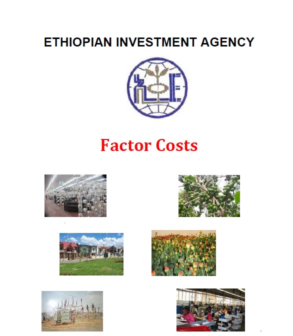 Ethiopian Investment Agency   Factor Costs